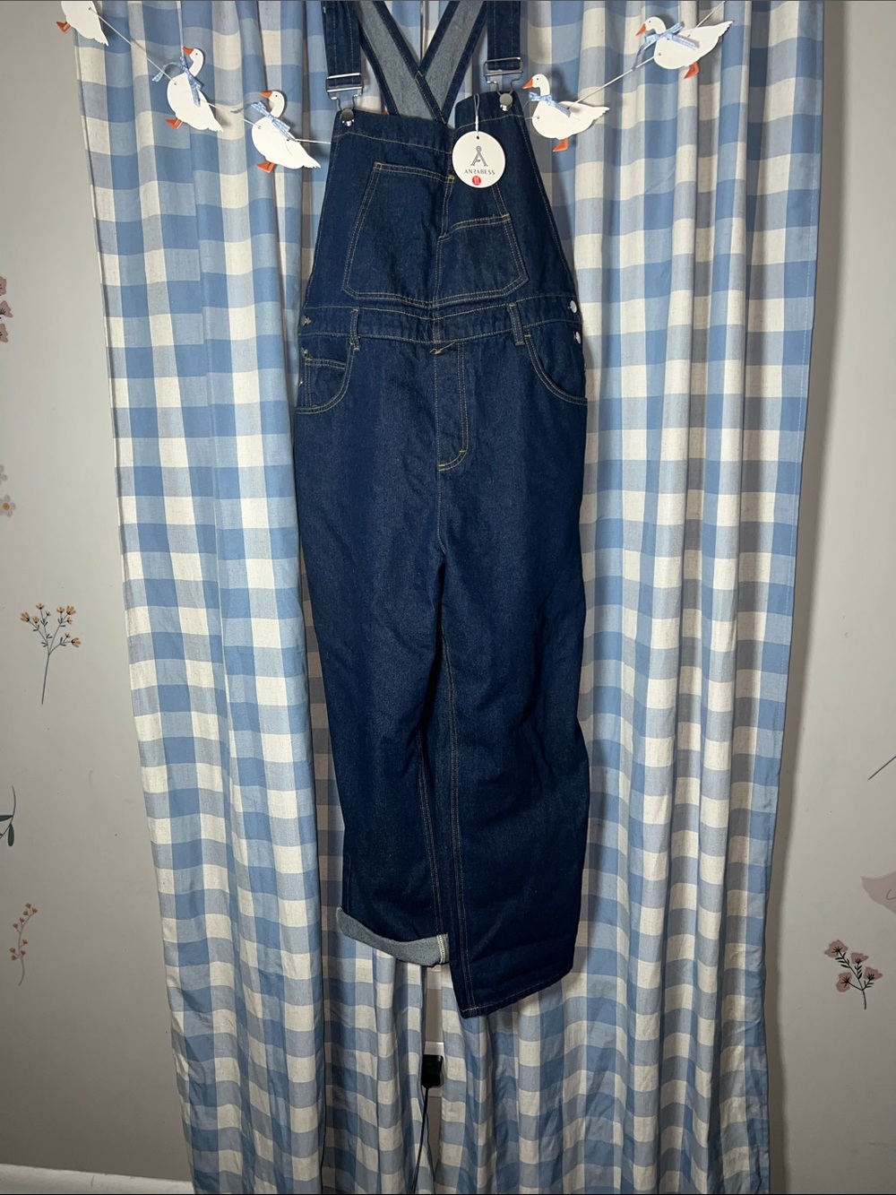 Dark Blue Denim Women’s Overalls - Classic Workwear Style